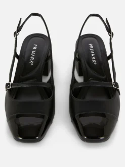 Chaussures À Talons|Primark Babies à Talon Bloc Ouvert Noir