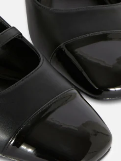 Chaussures À Talons|Primark Babies à Talon Bloc Ouvert Noir