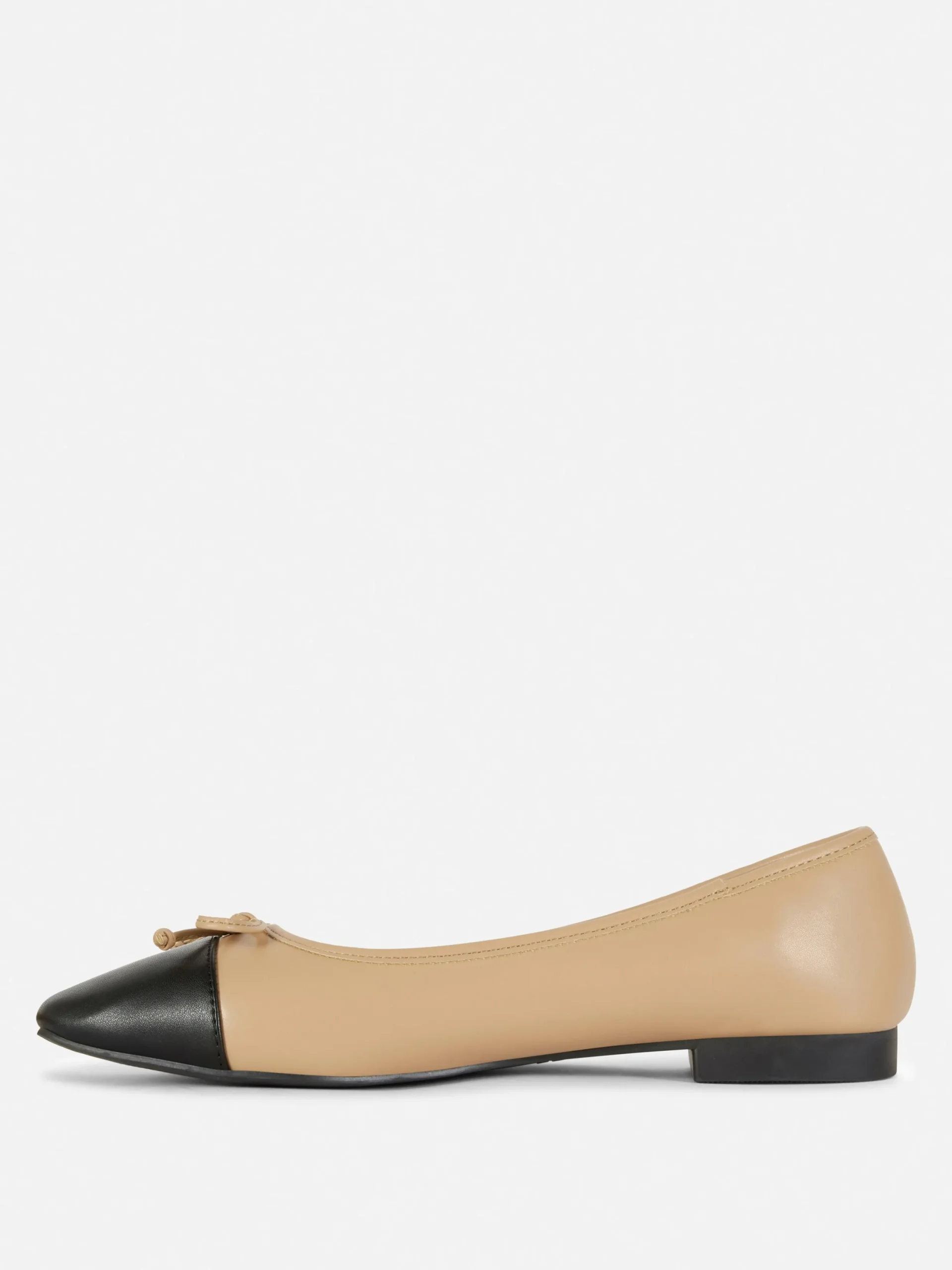 Ballerines|Primark Ballerines à Bout Renforcé Contrastant Camel