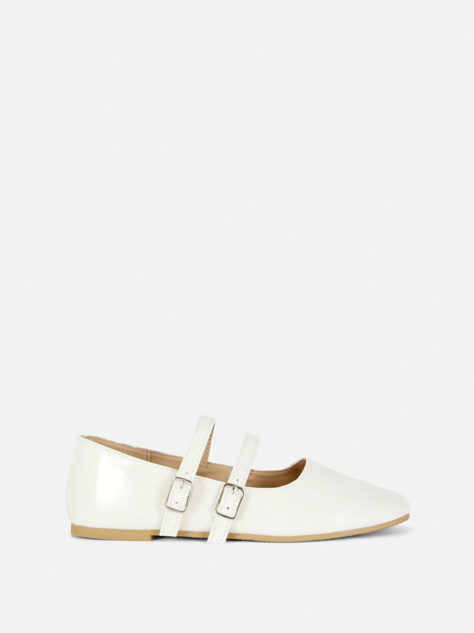 Ballerines|Primark Ballerines à Double Sangle à Boucle Écru