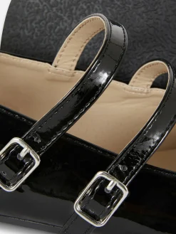 Ballerines|Primark Ballerines à Double Sangle à Boucle Noir