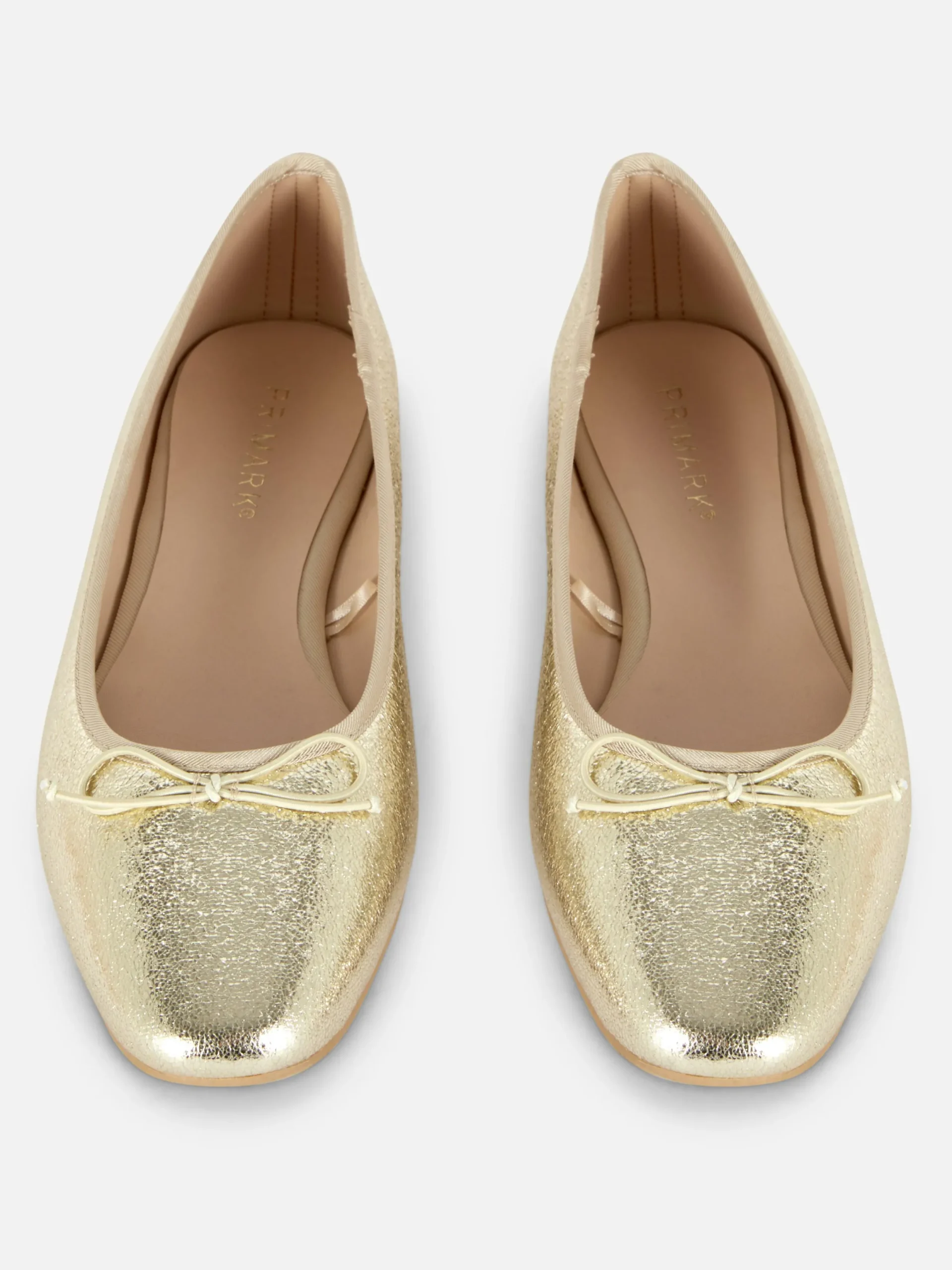 Ballerines|Primark Ballerines à Nœud Doré