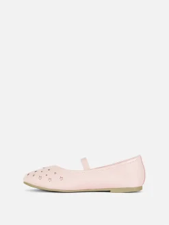 Ballerines|Primark Ballerines Découpe Laser étoiles Rose