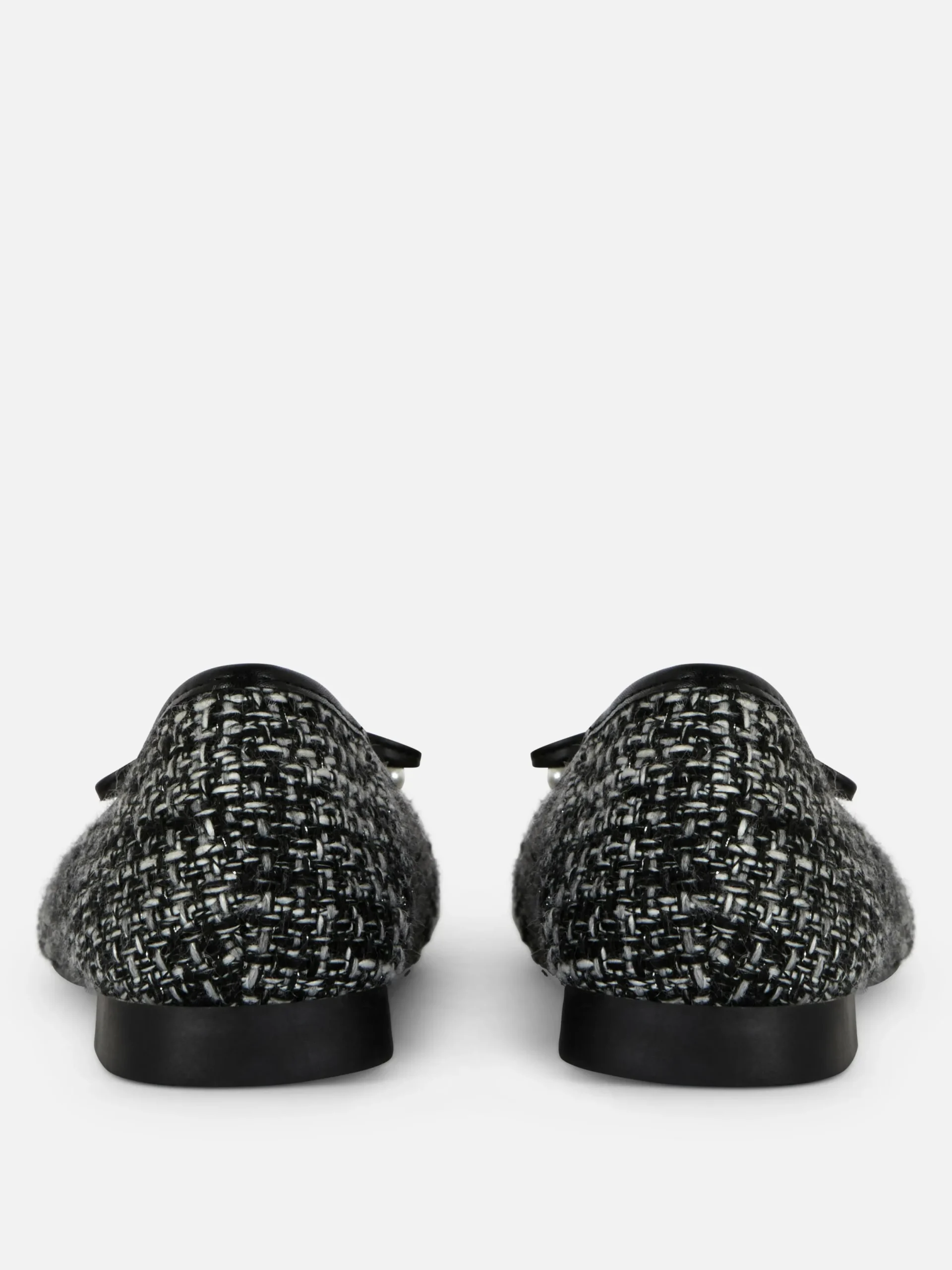 Ballerines|Primark Ballerines Effet Bouclé à Bout Contrasté Noir
