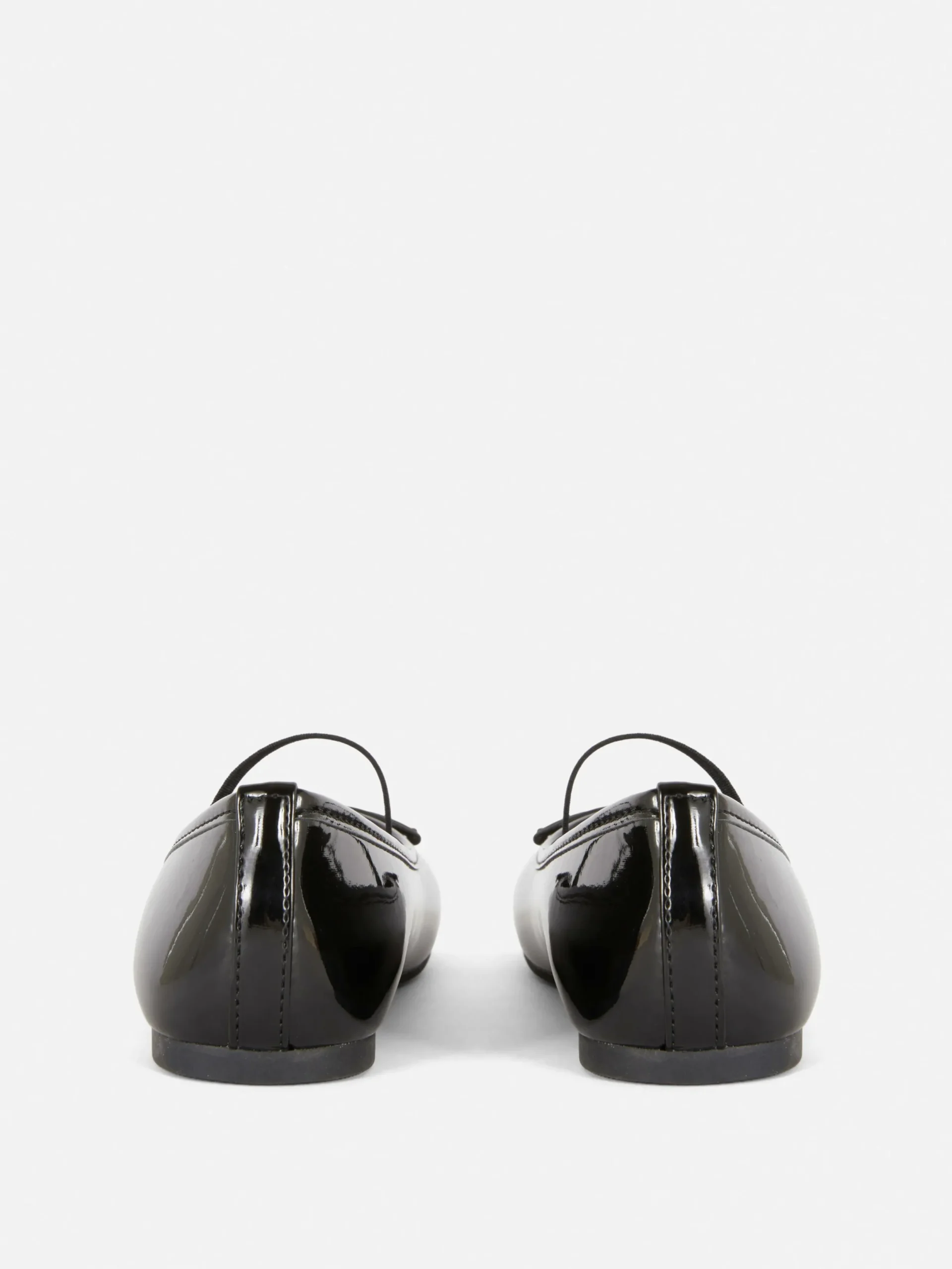 Ballerines|Primark Ballerines En Simili Cuir Verni Noir