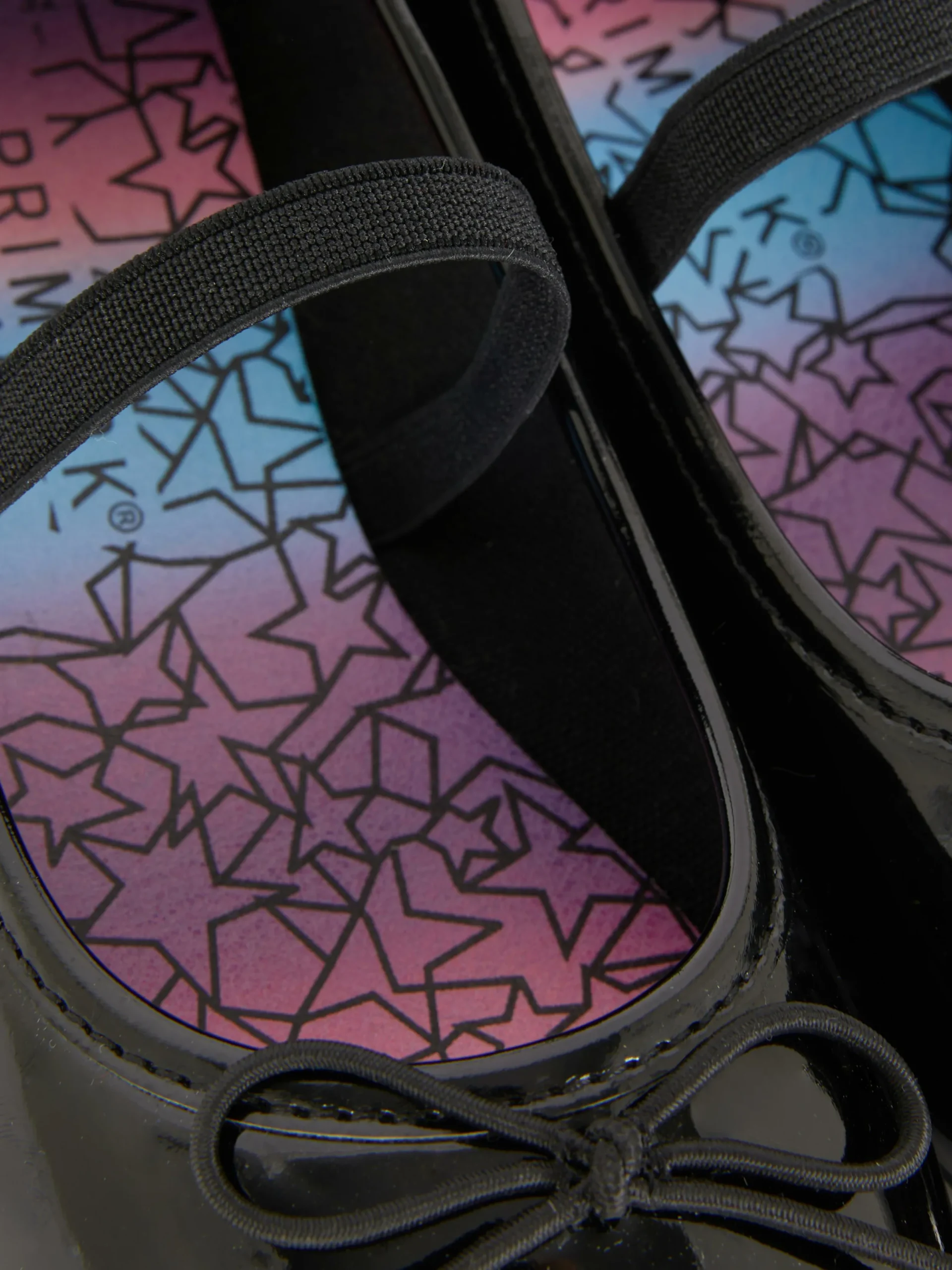 Ballerines|Primark Ballerines En Simili Cuir Verni Noir