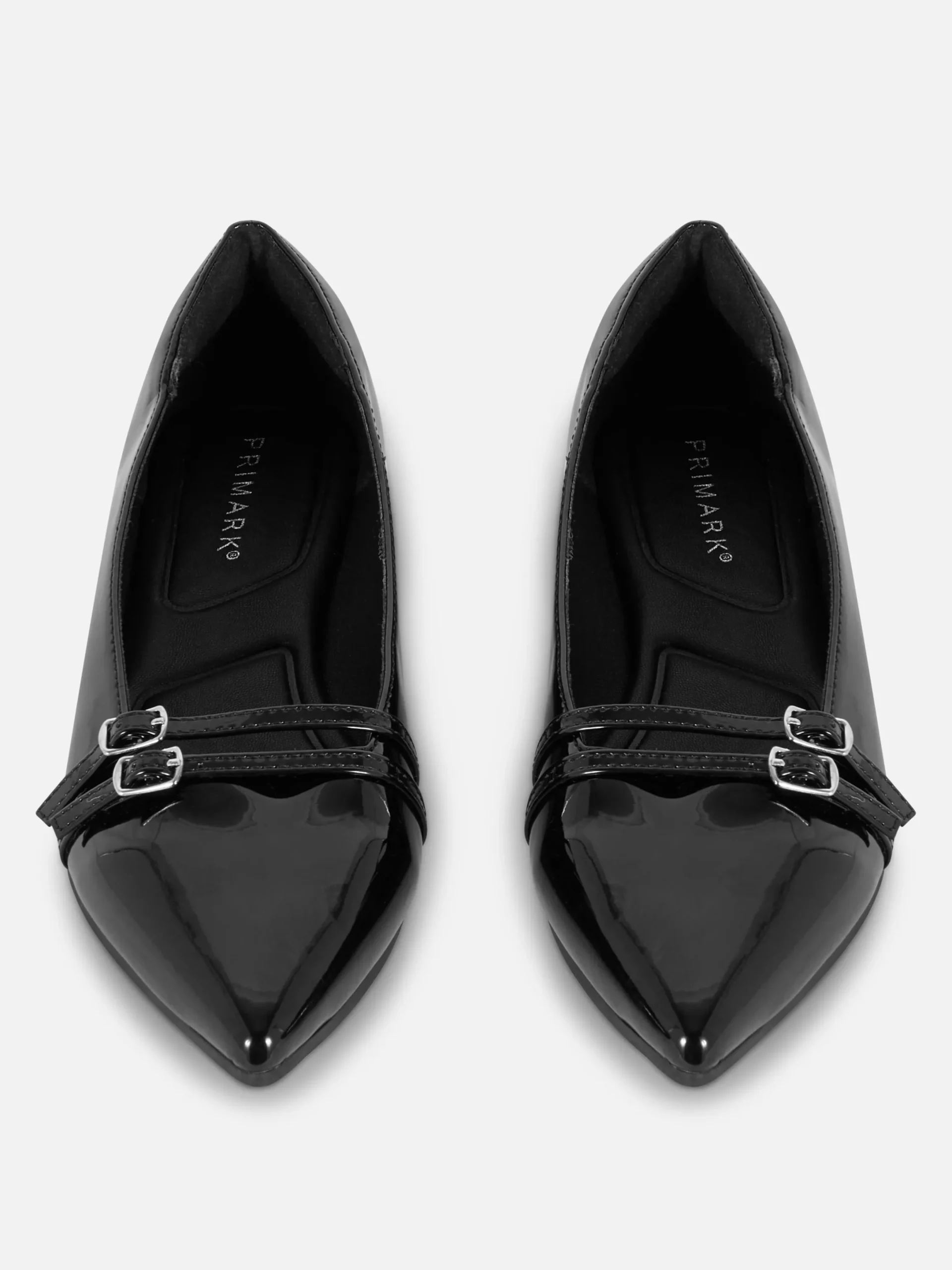 Ballerines|Primark Ballerines Vernies à Bout Pointu Noir