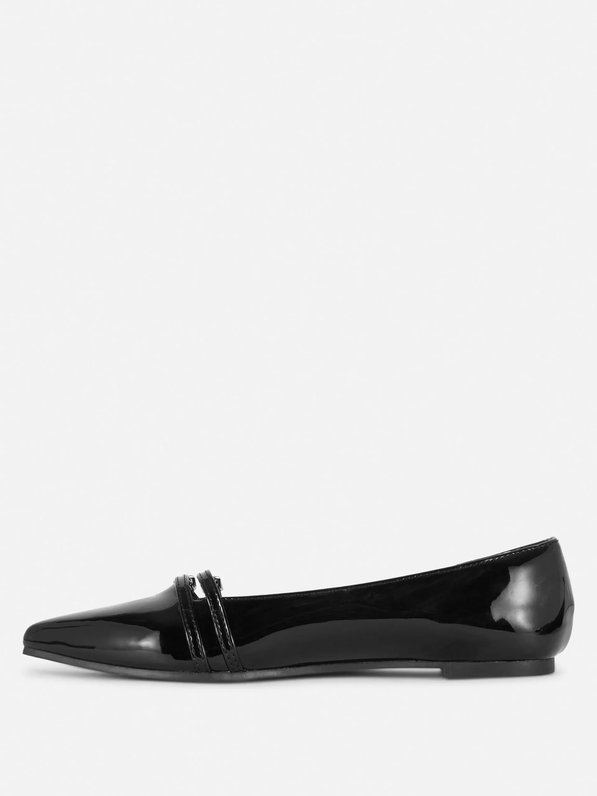 Ballerines|Primark Ballerines Vernies à Bout Pointu Noir