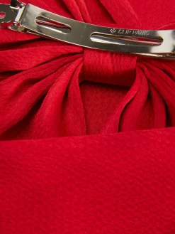 Accessoires Cheveux|Primark Barrette à Nœud Texturé Rouge
