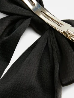 Accessoires Cheveux|Primark Barrette à Nœud Texturé Noir