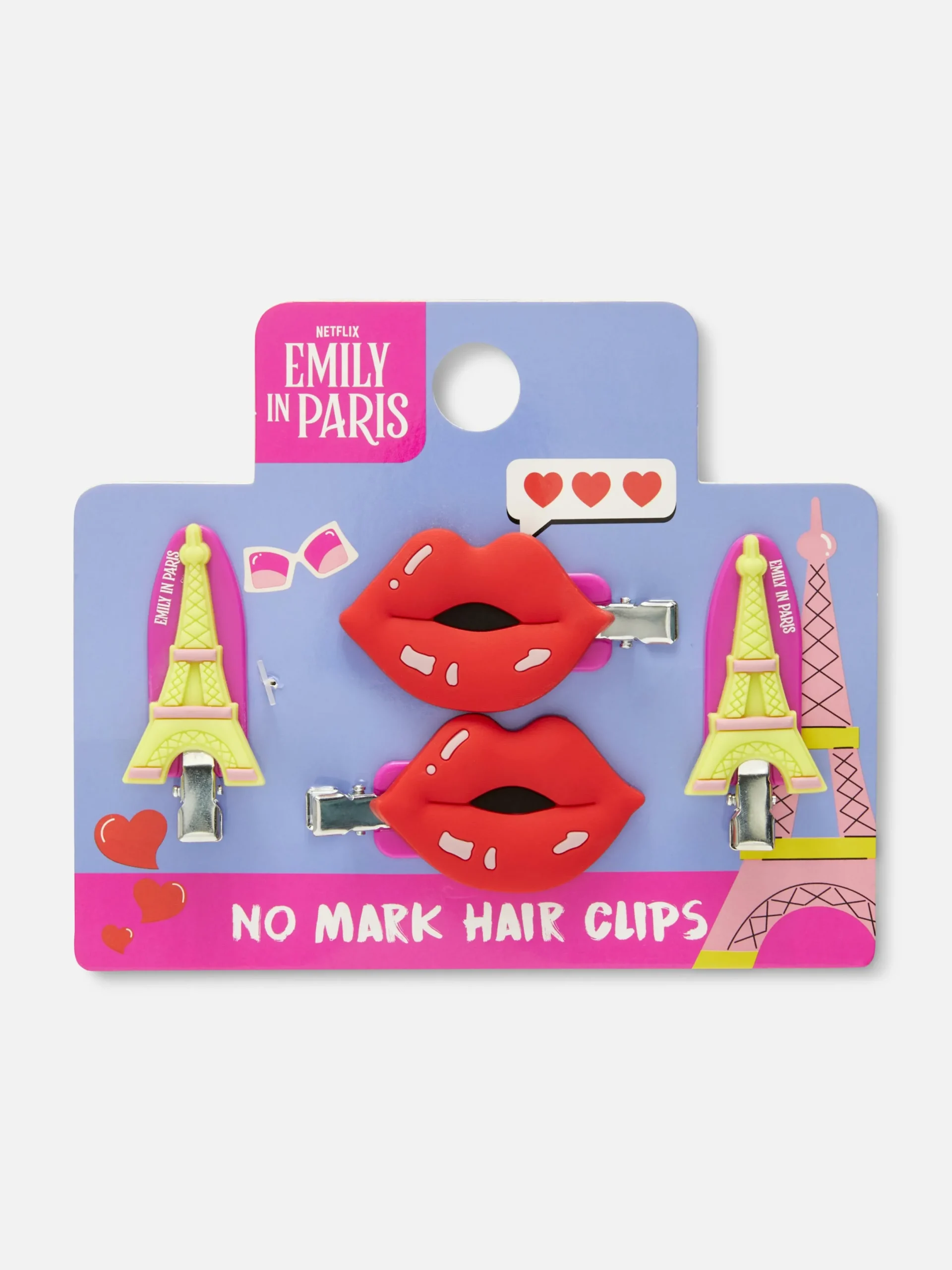 Accessoires Cheveux|Primark Barrettes Sans Pli Emily In Paris Multicolore