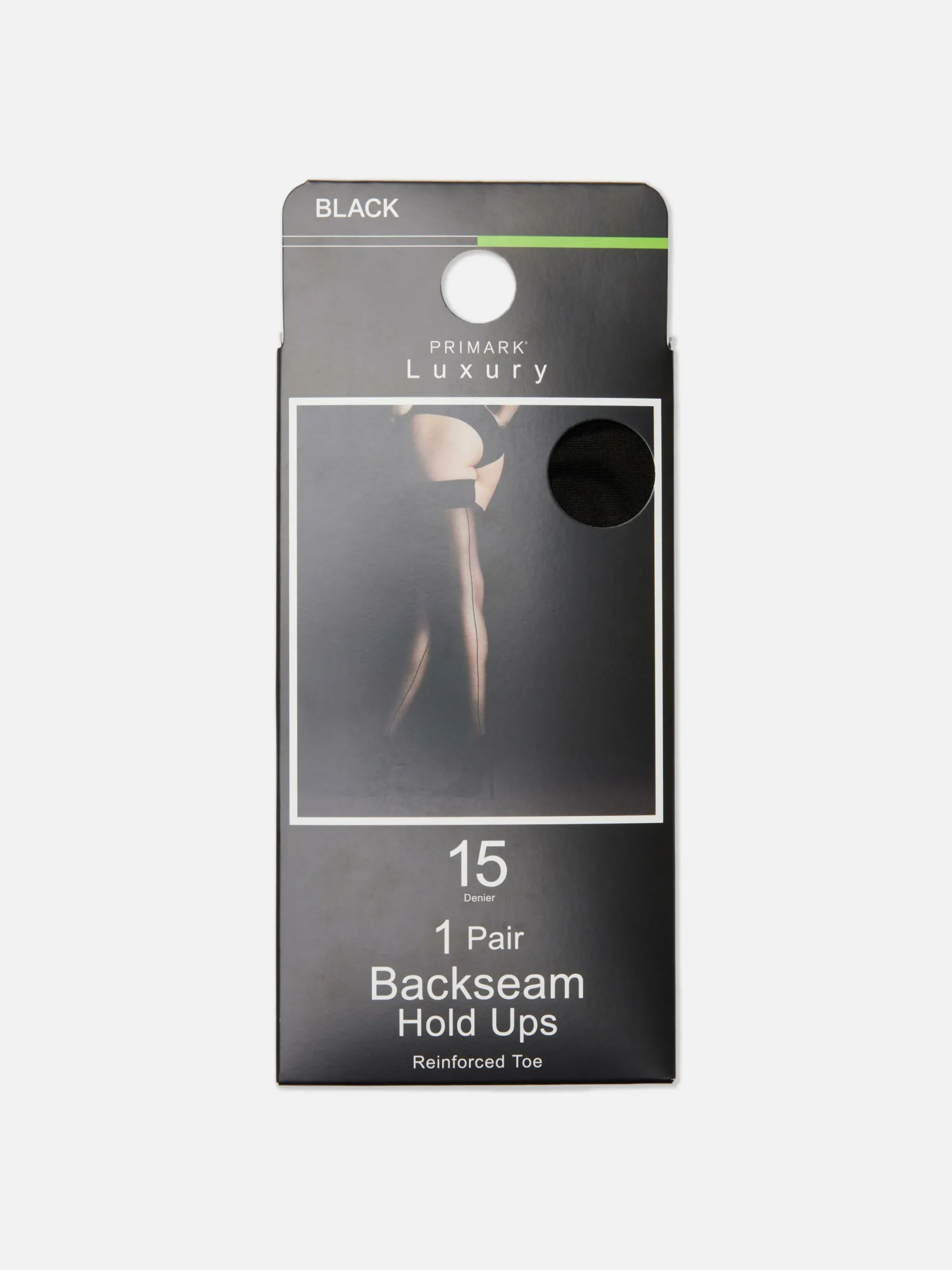 Collants|Primark Bas Autofixants à Couture Sur L'arrière Noir
