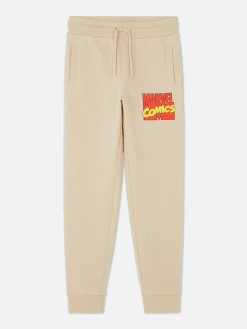 Bas De Jogging|Primark Bas De Jogging à Logo Marvel Comics Grège