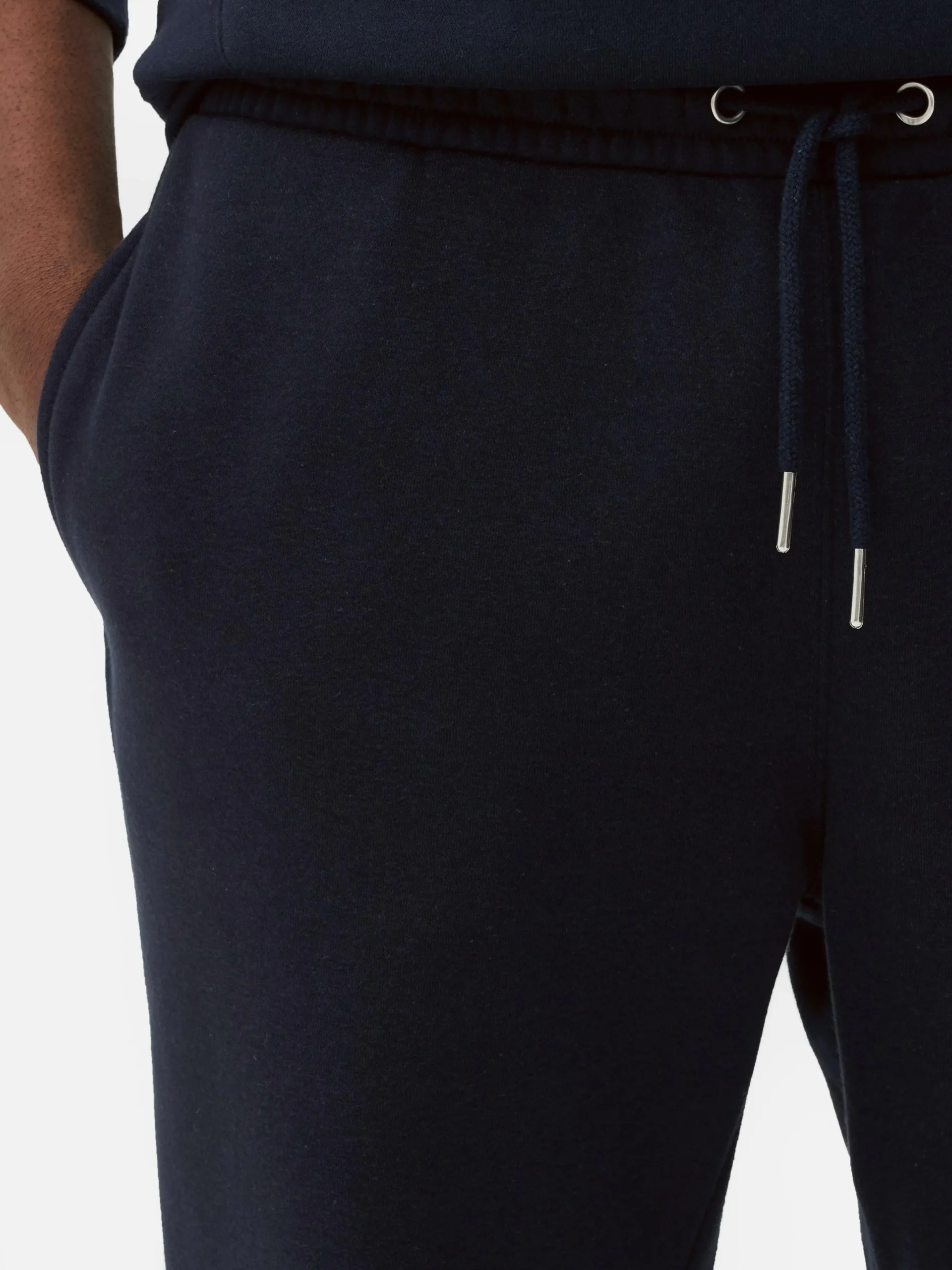 Bas De Jogging|Primark Bas De Jogging à Taille Et Chevilles élastiquées Bleu marine