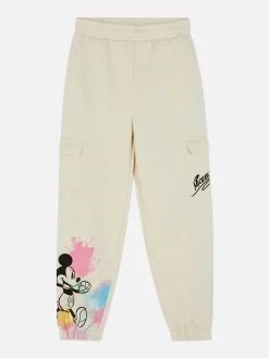 Bas De Jogging|Primark Bas De Jogging Cargo Disney Mickey Mouse Écru