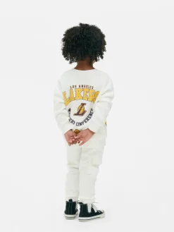 Bas De Jogging|Primark Bas De Jogging Cargo NBA Los Angeles Lakers Écru