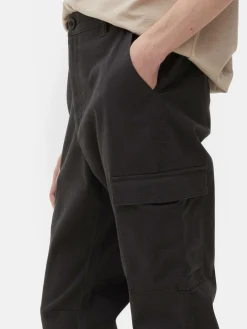 Pantalon|Primark Bas De Jogging Cargo Resserré Aux Chevilles Bleu marine