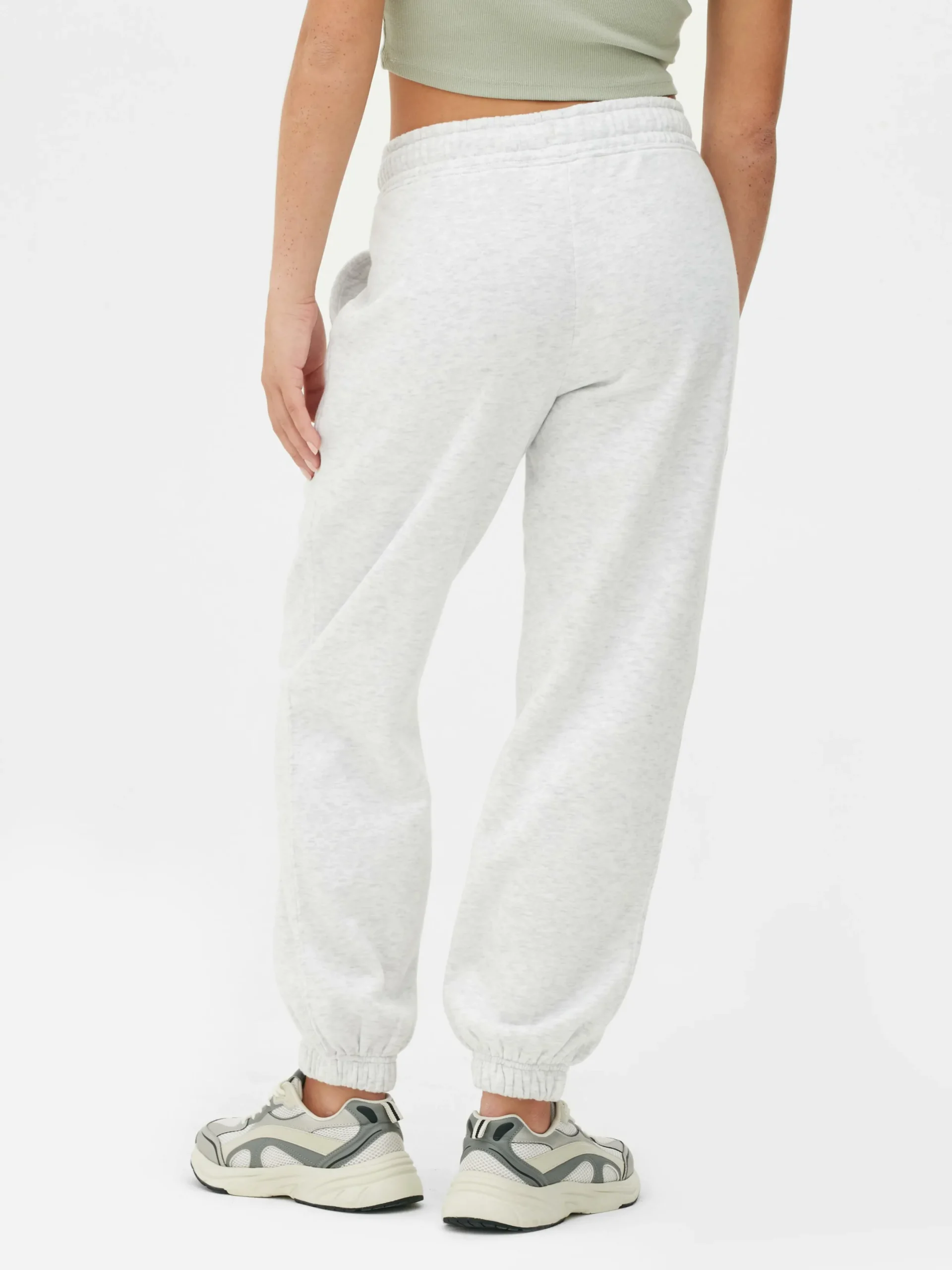 Bas De Jogging|Primark Bas De Jogging Classique Avec Cordon De Serrage Gris chiné