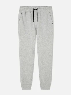 Vêtements De Sport|Bas De Jogging|Primark Bas De Jogging Contrecollé Coupe Slim Gris chiné