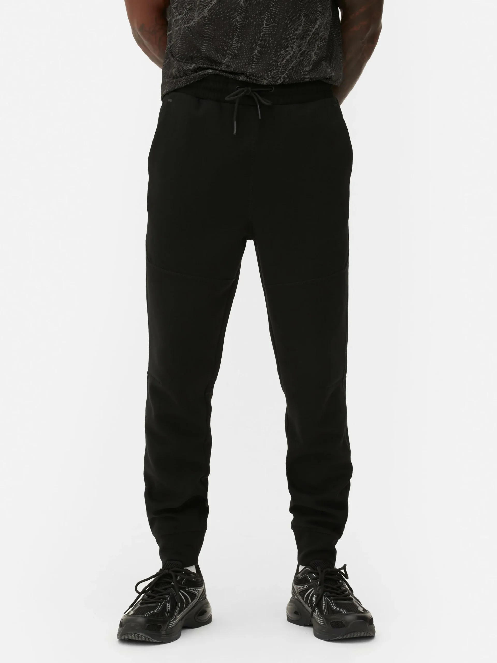 Vêtements De Sport|Bas De Jogging|Primark Bas De Jogging Contrecollé Coupe Slim Noir