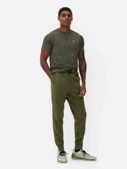 Vêtements De Sport|Bas De Jogging|Primark Bas De Jogging Contrecollé Coupe Slim Kaki