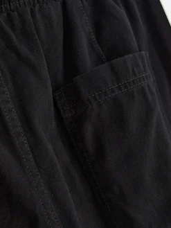 Denim|Bas De Jogging|Primark Bas De Jogging En Denim Avec Cordon De Serrage Noir