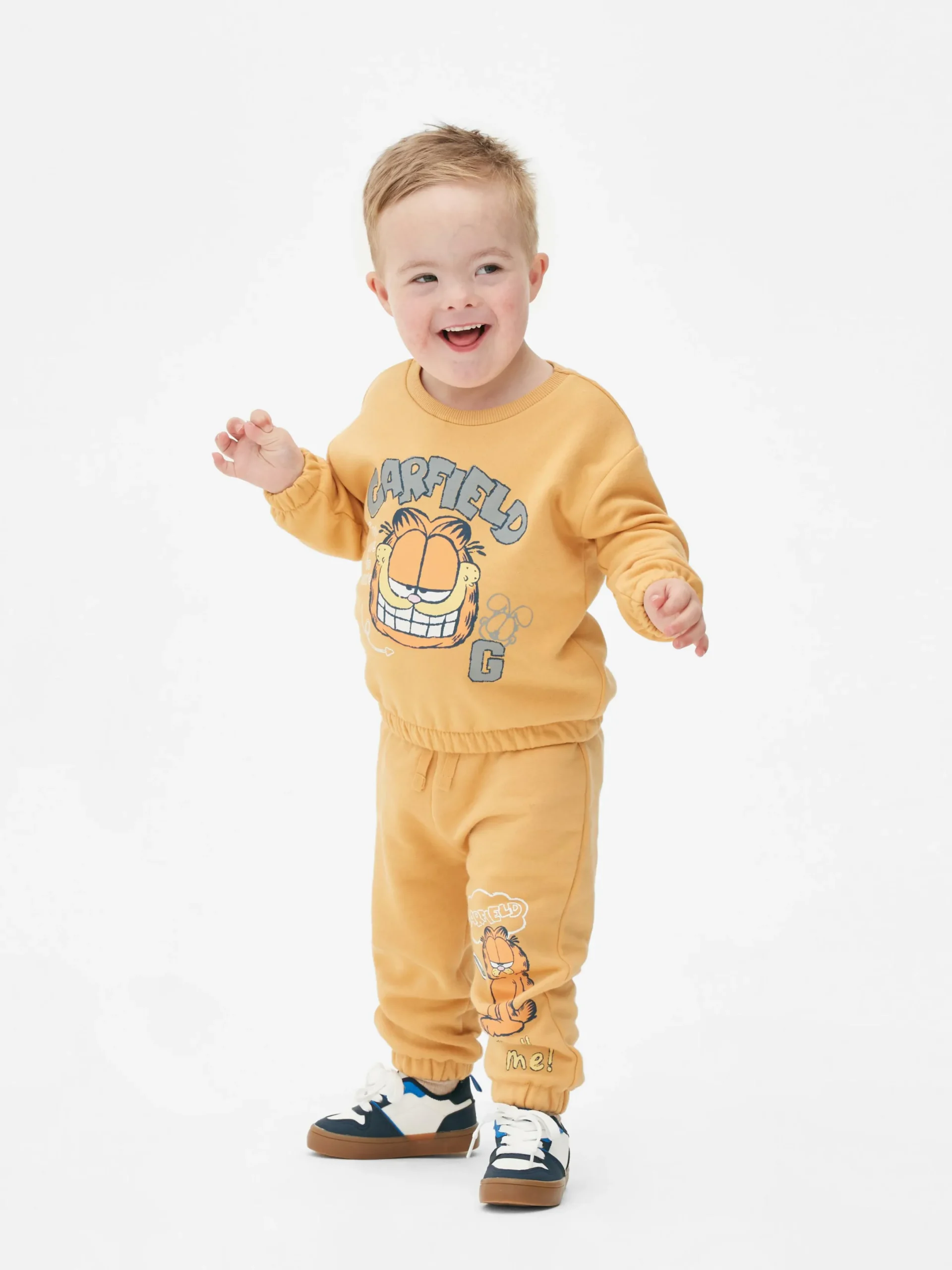 Pantalons Et Leggings|Primark Bas De Jogging Graphique Garfield Jaune moutarde