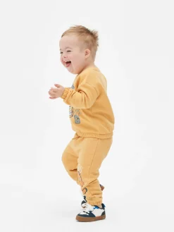 Pantalons Et Leggings|Primark Bas De Jogging Graphique Garfield Jaune moutarde