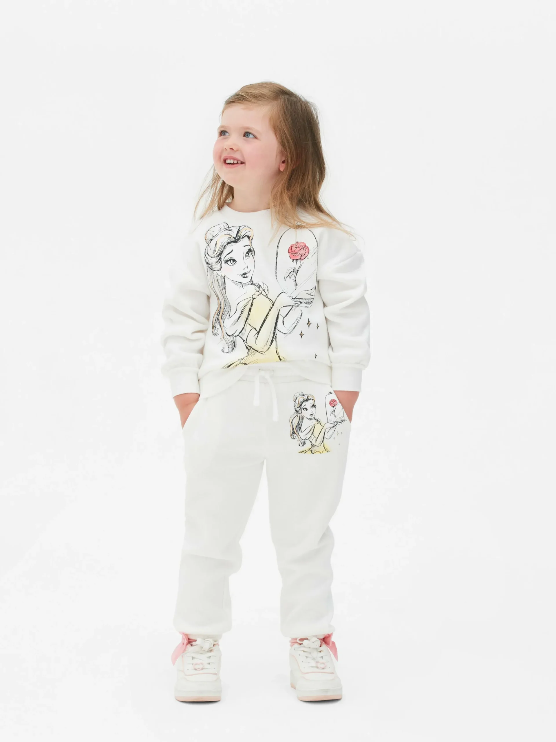 Bas De Jogging|Primark Bas De Jogging Graphique Disney La Belle Et La Bête Blanc