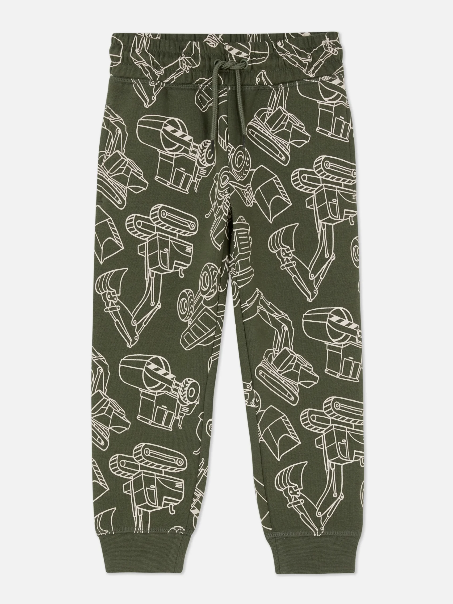 Bas De Jogging|Primark Bas De Jogging Graphique Avec Cordon De Serrage à Coordonner Kaki