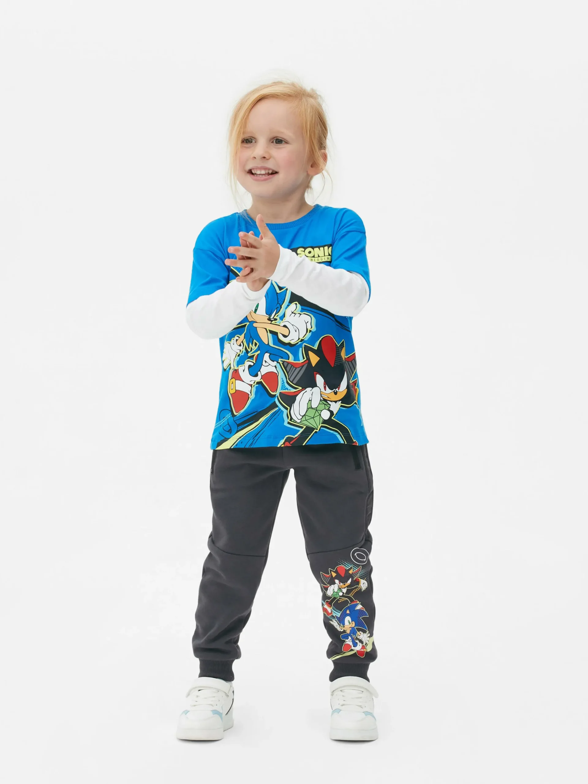 Bas De Jogging|Primark Bas De Jogging Graphique Sonic Le Hérisson Anthracite