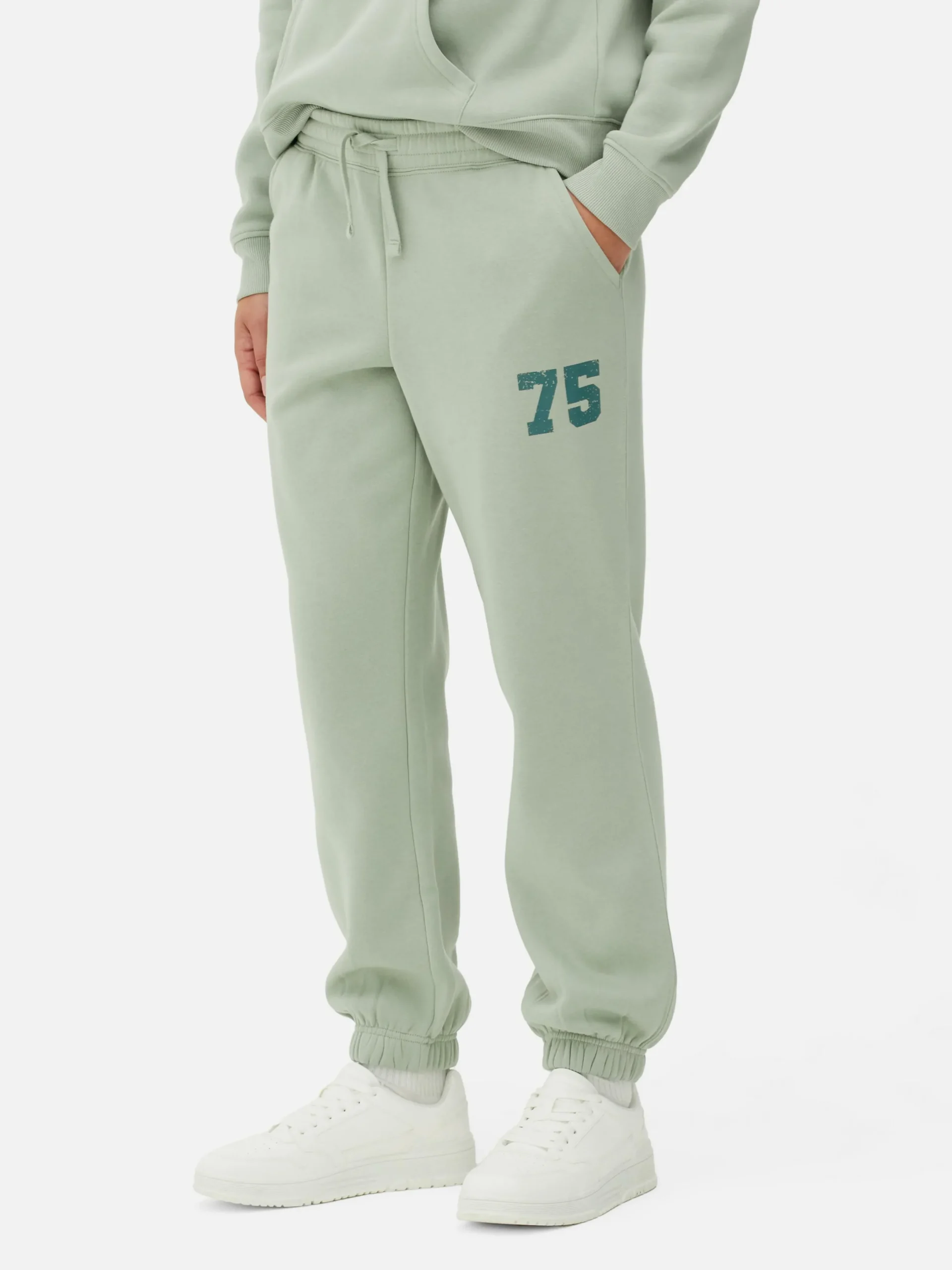 Bas De Jogging|Primark Bas De Jogging Graphique Avec Cordon De Serrage à Coordonner Vert