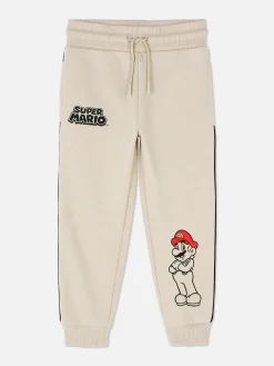 Bas De Jogging|Primark Bas De Jogging Passepoilé Super Mario Grège