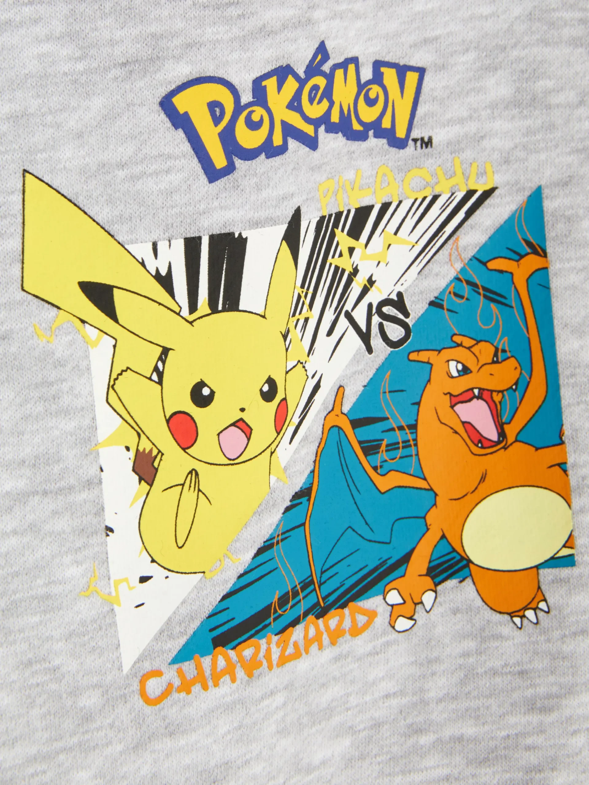 Bas De Jogging|Primark Bas De Jogging Pokémon Pikachu Vs Dracaufeu Gris