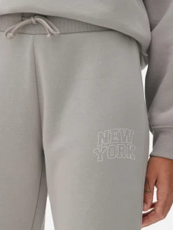 Bas De Jogging|Primark Bas De Jogging Skinny Graphique Gris