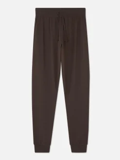 Bas De Pyjama|Primark Bas De Pyjama Confortable à Cordon De Serrage à Coordonner Marron foncé