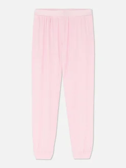 Bas De Pyjama|Primark Bas De Pyjama Côtelé à Revers Rose clair