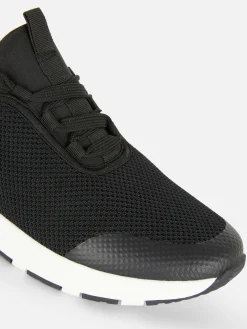 Baskets|Primark Baskets à Lacets Avec Talons à Bulle Noir