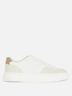 Baskets|Primark Baskets Basses à Lacets Kem Blanc