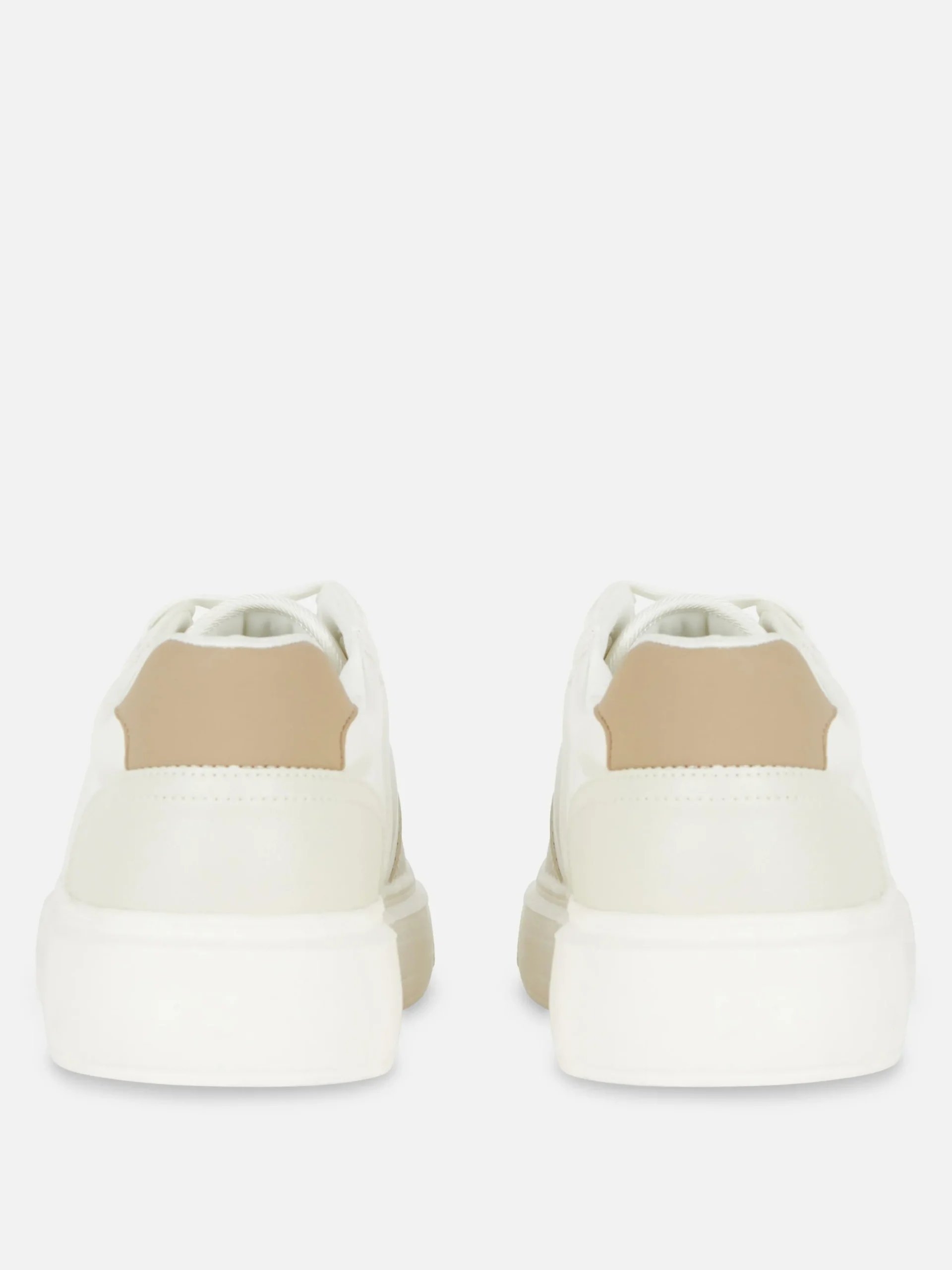 Baskets|Primark Baskets Basses à Lacets Kem Blanc
