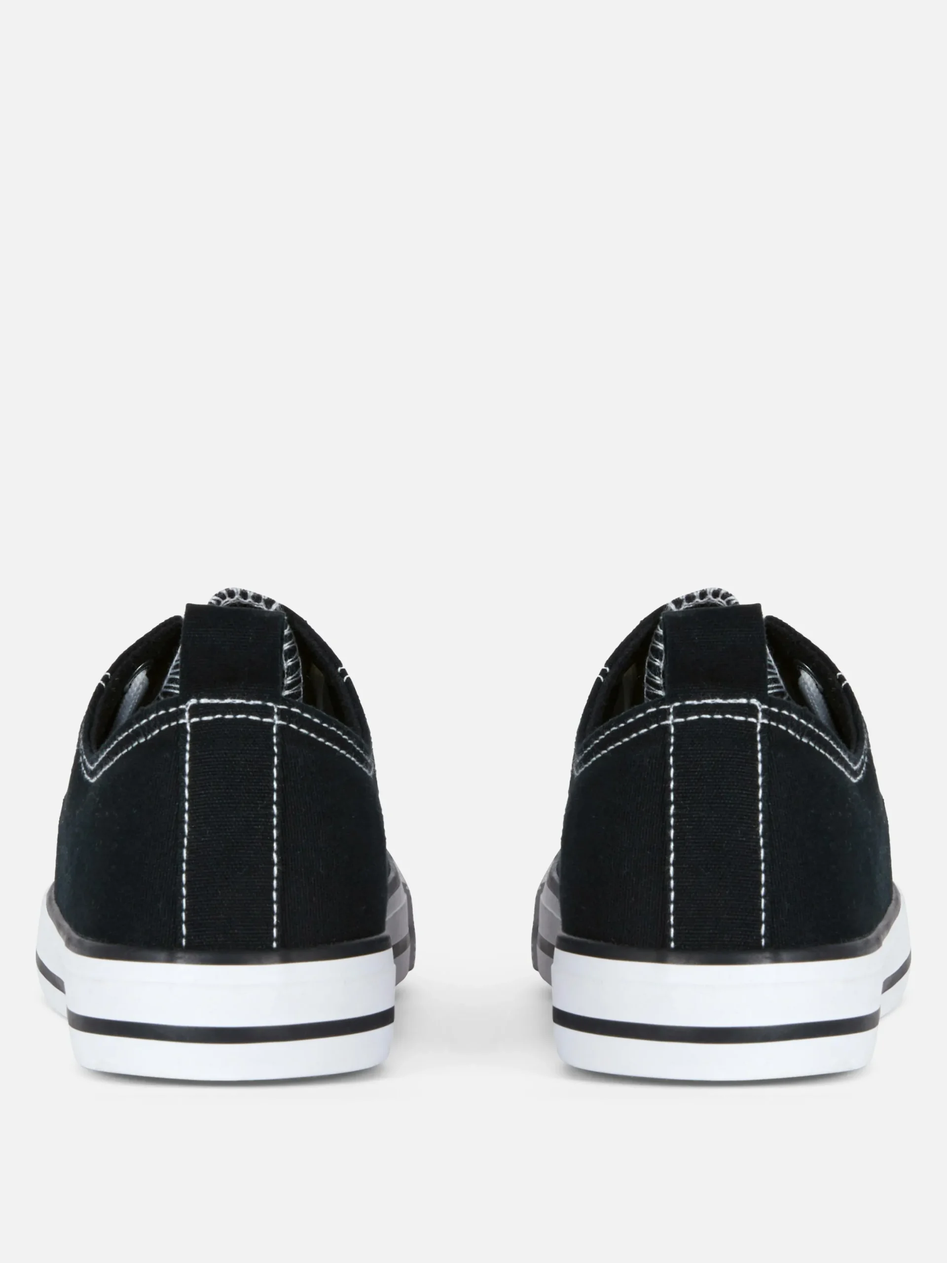 Baskets|Primark Baskets Basses Classiques En Toile Noir/Blanc