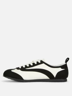 Baskets|Primark Baskets Basses De Tennis à Lacets Noir