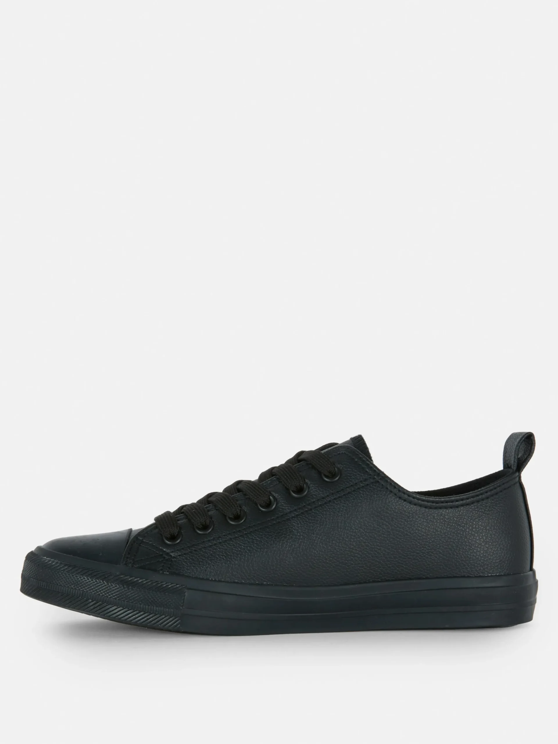 Baskets|Primark Baskets Basses En Simili Cuir Noir