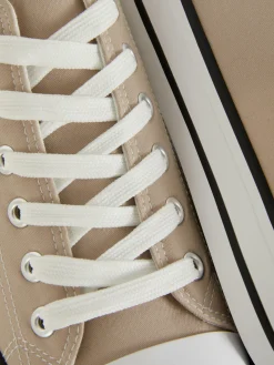Baskets|Primark Baskets Basses En Toile Naturel