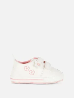 Baskets|Primark Baskets Basses Florales Blanc