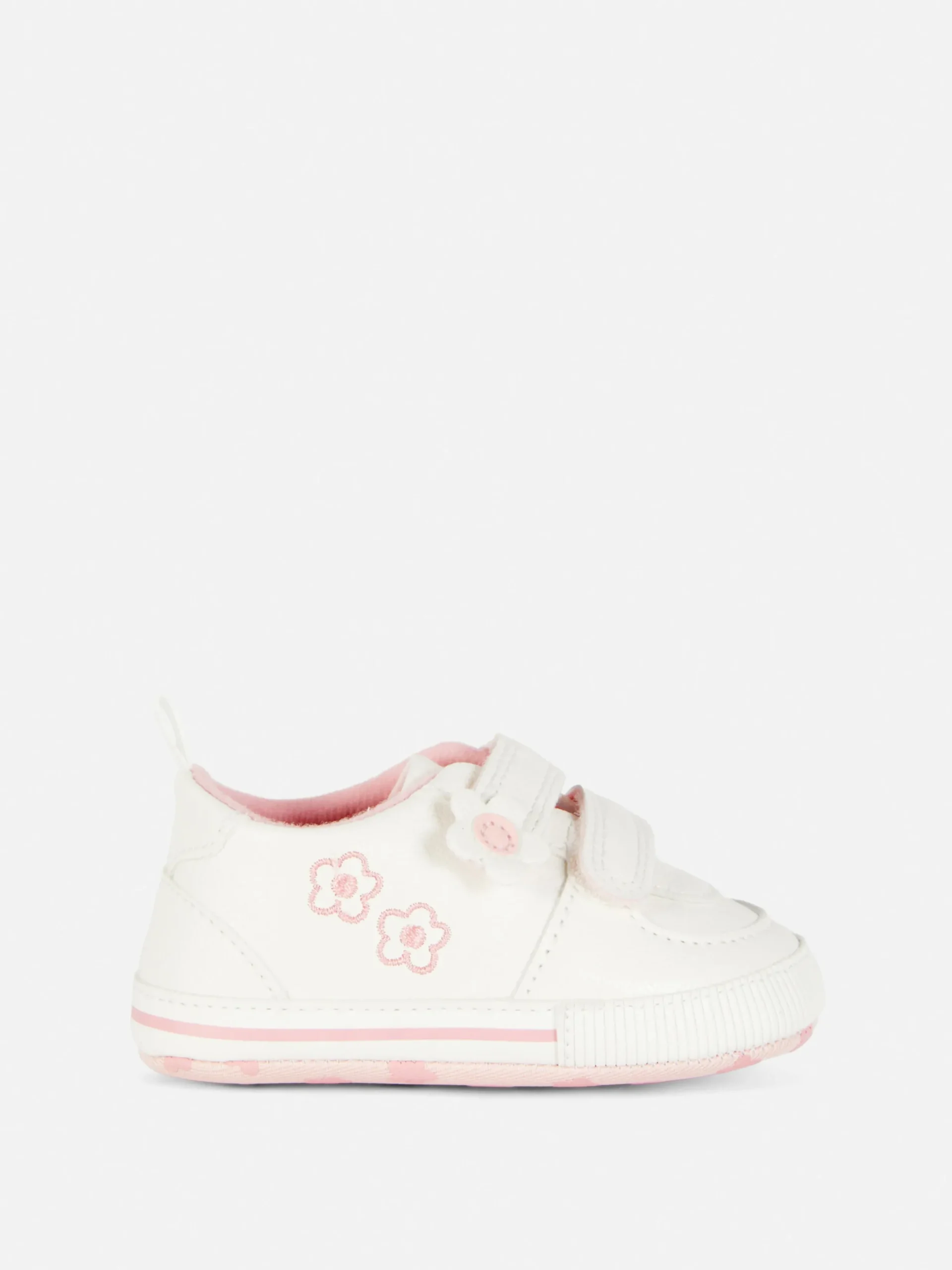 Baskets|Primark Baskets Basses Florales Blanc