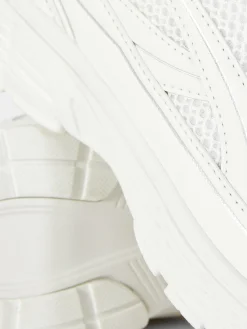 Baskets|Primark Baskets De Sport à Empiècements En Maille Blanc