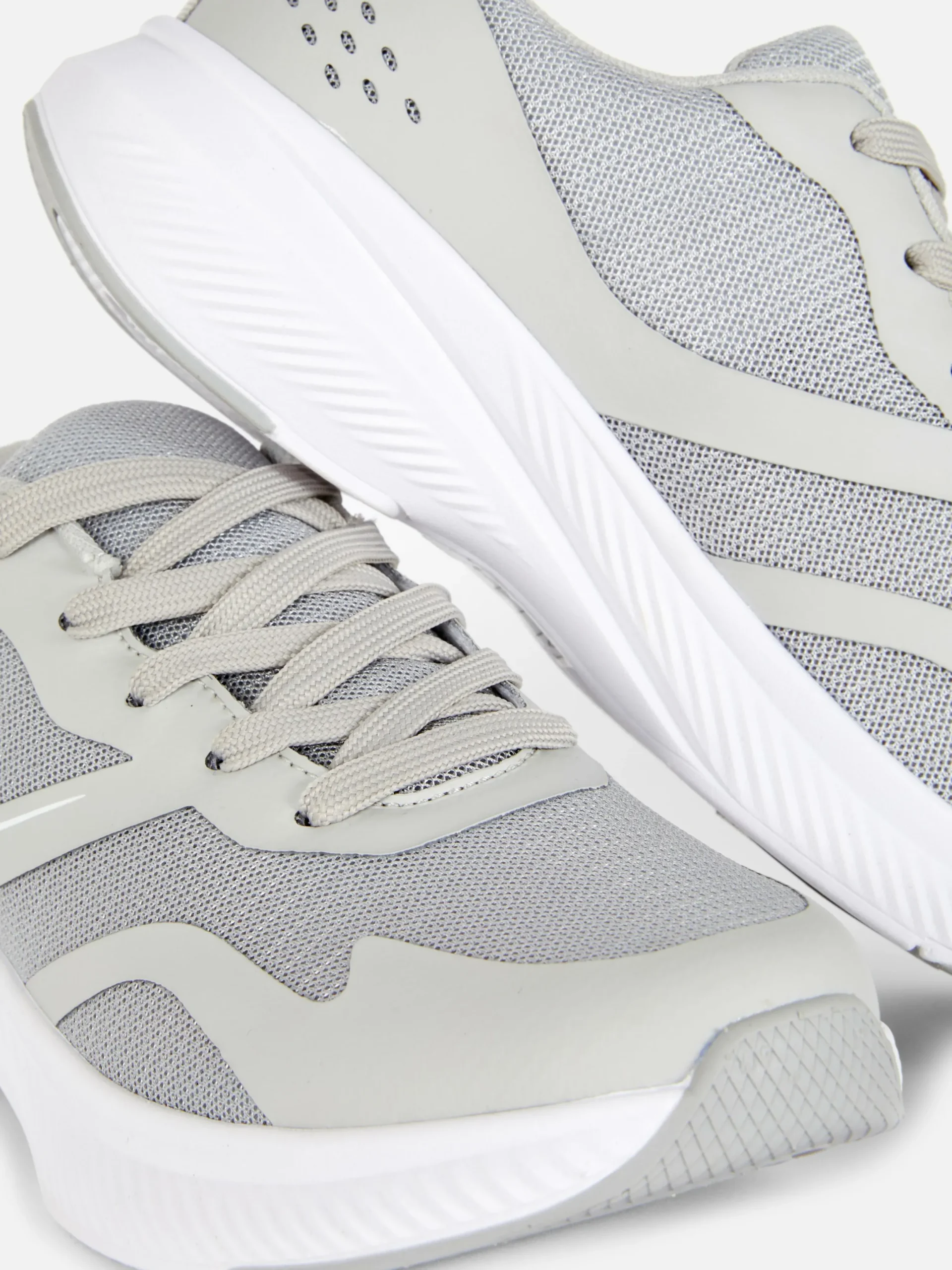 Baskets|Primark Baskets De Sport à Lacets Gris