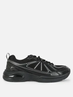 Baskets|Vêtements De Sport|Primark Baskets De Sport Basses à Empiècements Noir