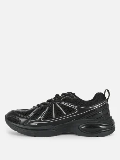 Baskets|Vêtements De Sport|Primark Baskets De Sport Basses à Empiècements Noir
